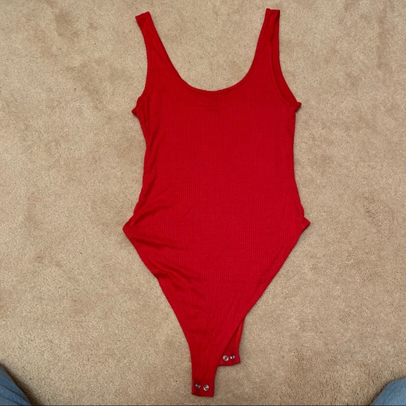 Forever21 Ribbed TANK TOP BODYSUIT - Picture 8 of 10